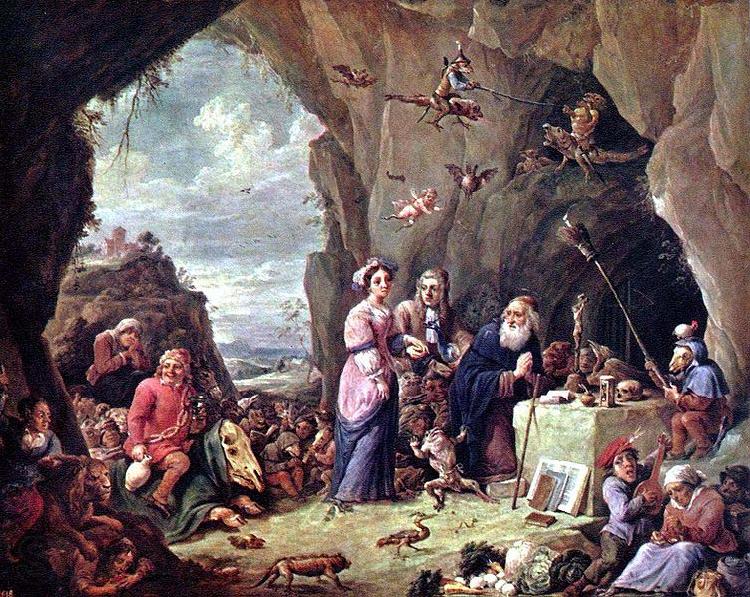 David Teniers the Younger The Temptation of St. Anthony Spain oil painting art